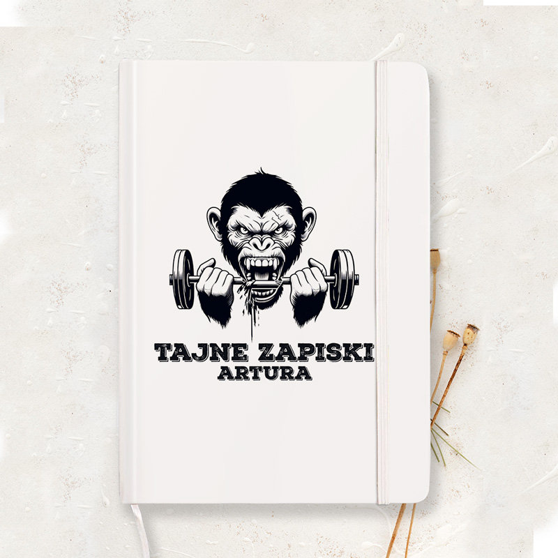 NOTATNIK z imieniem na Trening