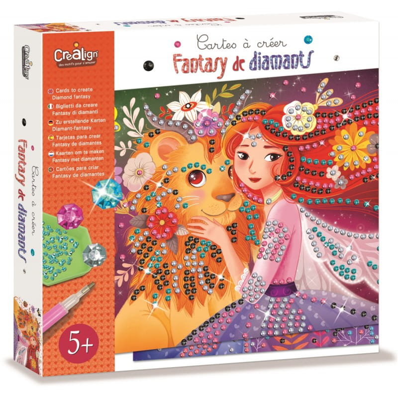 Zestaw kreatywny Obrazy z Diamentami - Fantasy, Crea Lign