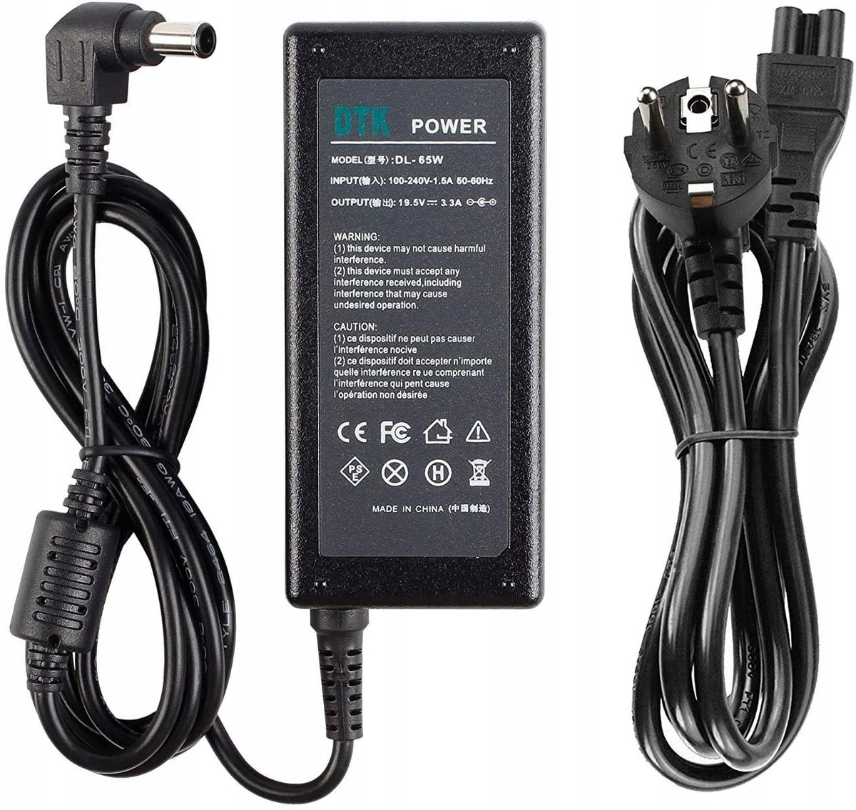 Ładowarka do laptopa DTK Zasilacz sieciowy