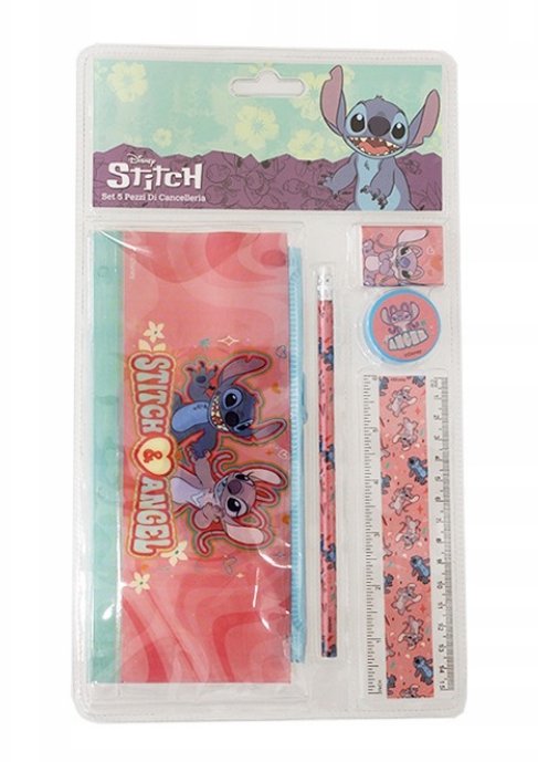 ZESTAW SZKOLNY 5-ELEMENTÓW STITCH RÓŻOWY LST0930-G GIOTTO
