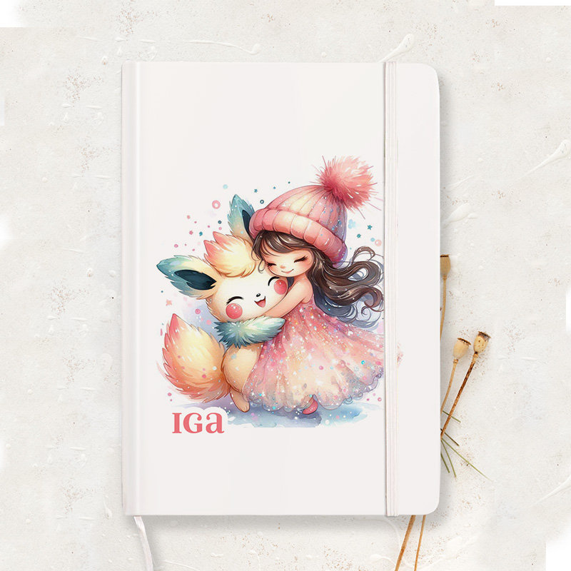 NOTATNIK z imieniem dziecka dla Dziewczynki