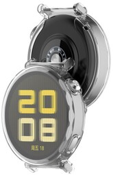 Bizon Etui z osłoną ekranu Case Watch Felipe do Huawei Watch GT 5 Pro 42 mm, przeźroczyste