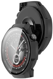 Bizon Etui ze szkłem do zegarka Case+Glass Watch do Huawei Watch GT5 Pro 46 mm czarne