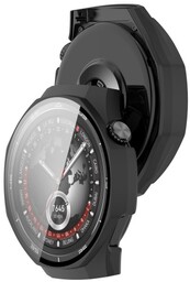 Bizon Etui ze szkłem do zegarka Case+Glass Watch do Huawei Watch GT5 Pro 46 mm matowe czarne