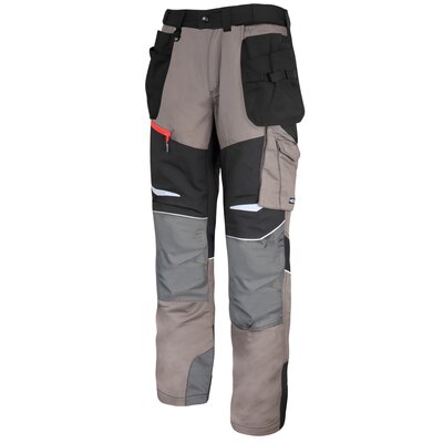 LAHTI PRO Spodnie robocze do pasa SLIM-FIT ze STRETCH-em rozmiar S L4050901 LPL4050901