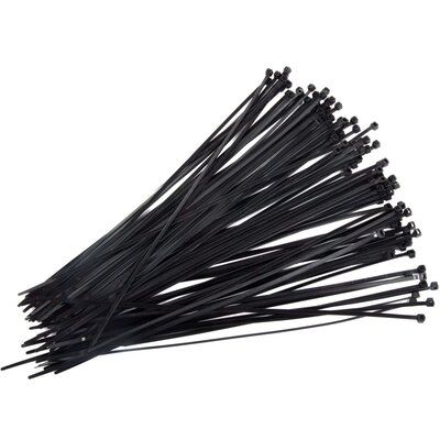 Organizer Pro Line Opaski Zaciskowe Nylonowe Czarne 4.8x300mm 100sztuk 59131C
