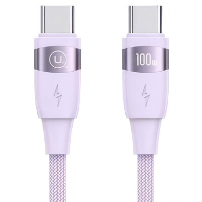 USAMS SJ632USB03 USB-C do USB-C 1,2m Fioletowy
