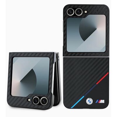 BMW BMHCZF623PUDTK Z Flip6 F741 czarny/black hardcase Carbon Tricolor