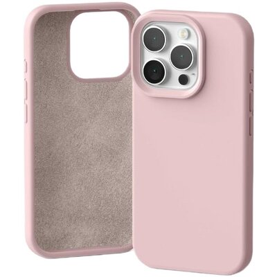 Etui MERCURY Silicone do Apple iPhone 16 Pro Piaskowy róż