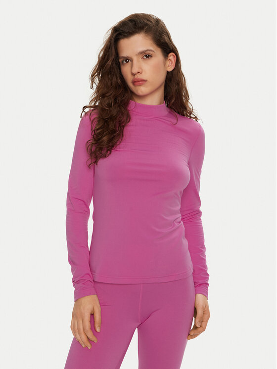 4F Bielizna termoaktywna górna 4FWAW24UBRUF074 Różowy Slim Fit