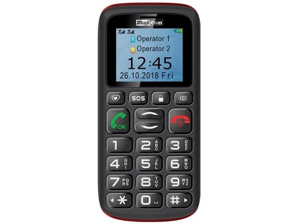 Maxcom MM428 L Czarno-czerwony