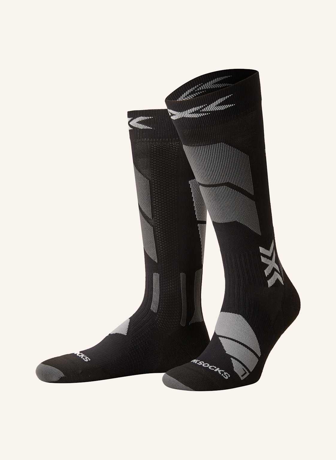 X-Socks Skarpety Narciarskie Ski Perform Merino Z Dodatkiem Wełny Merino grau