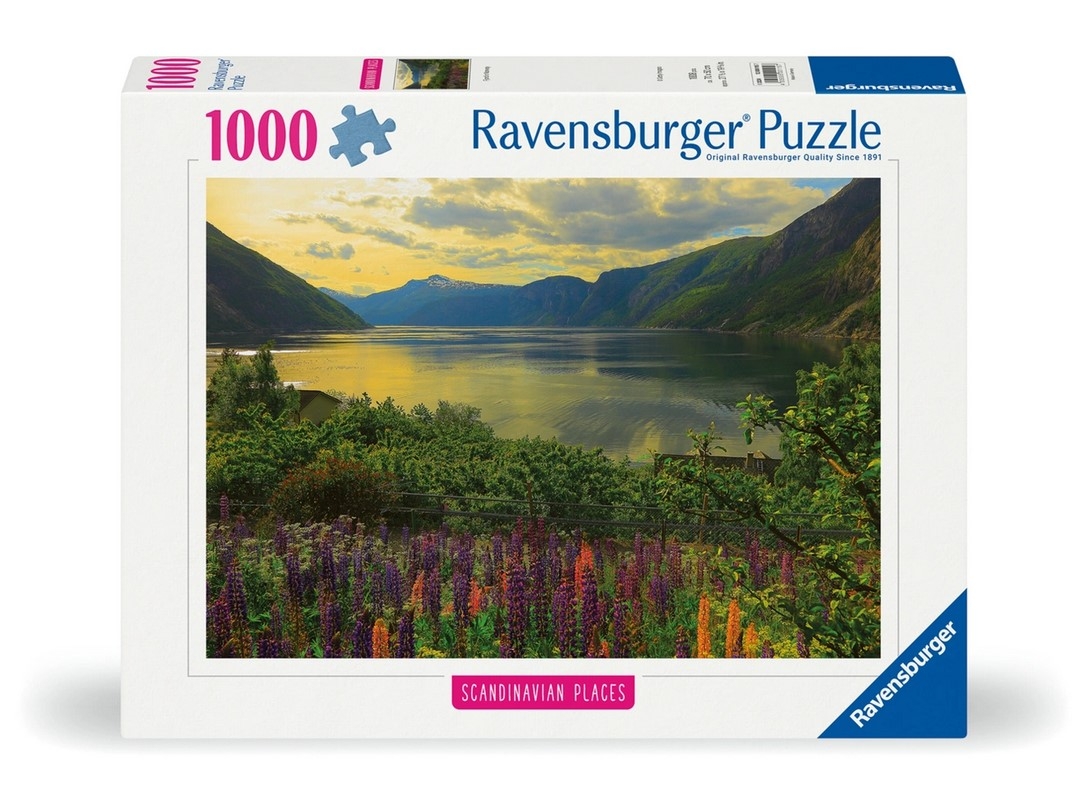 Ravensburger, Puzzle 1000: Skandynawski krajobraz - Fjord (12000115). Wiek: 14+