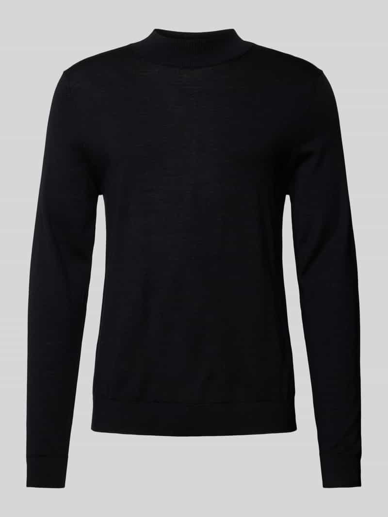 Sweter z dzianiny ze stójką model ‘TRAY’