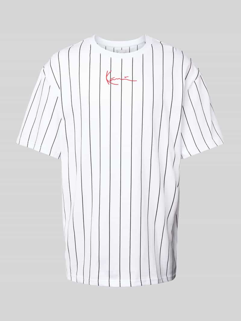 T-shirt z wyhaftowanym logo