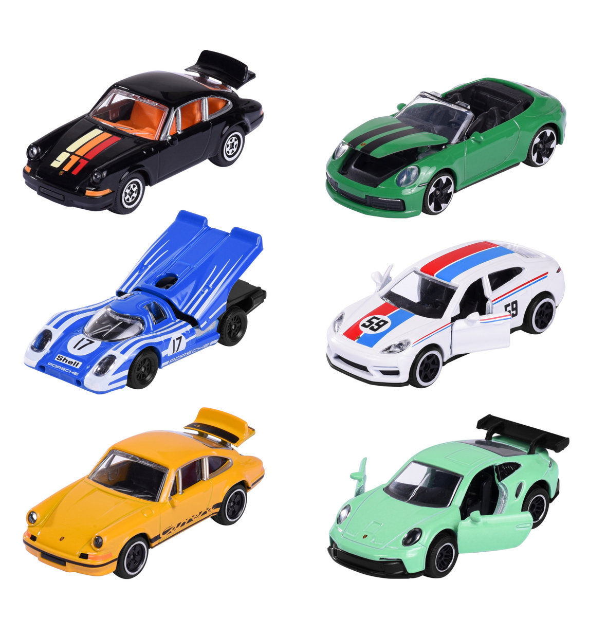 Majorette, pojazd Porsche Premium Cars, Porsche 911 Carrera RS 2.7, czarny