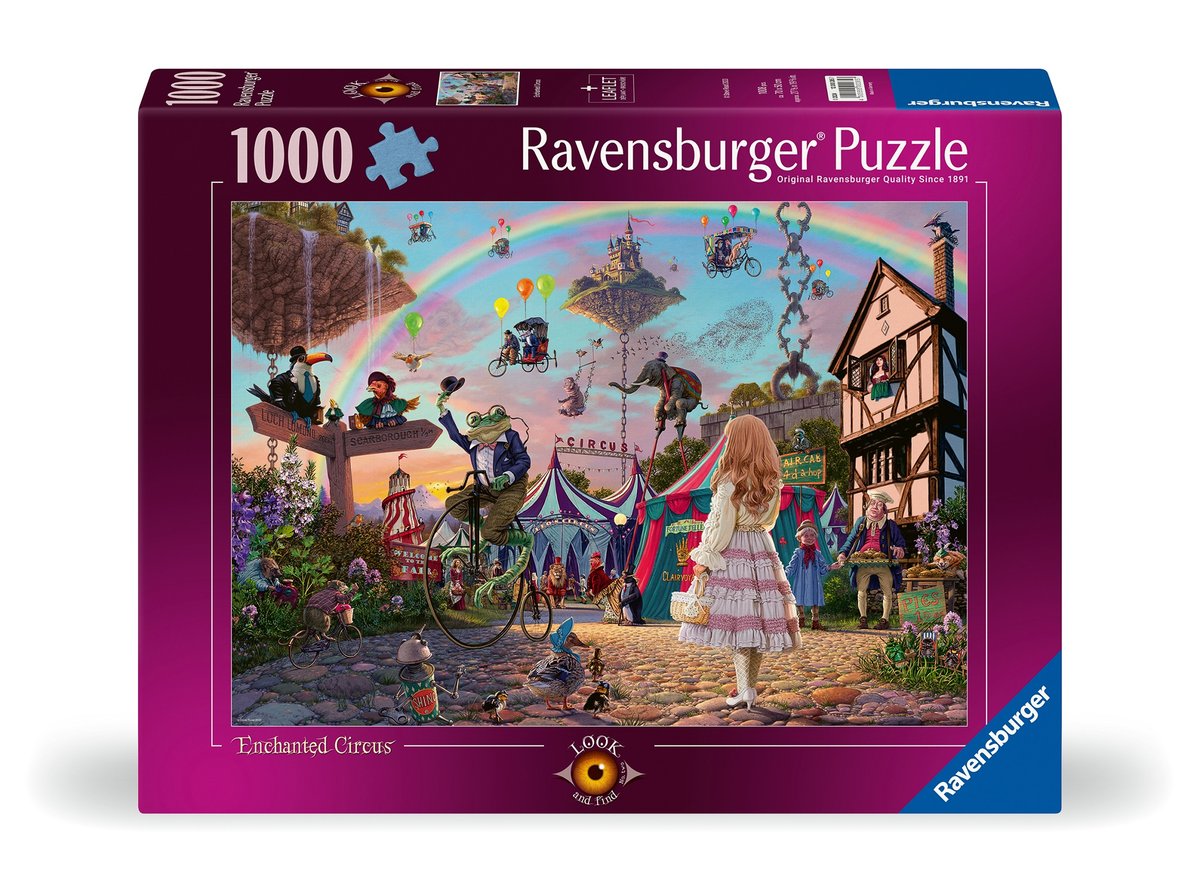 Puzzle 2D, Zaczarowany cyrk, 1000 elementów