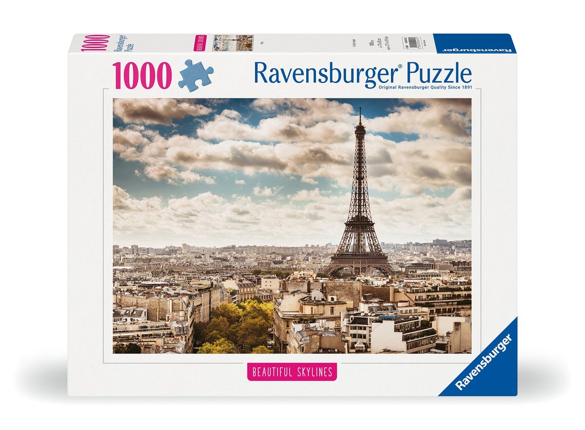 Puzzle 2D, Paryż, 1000 elementów