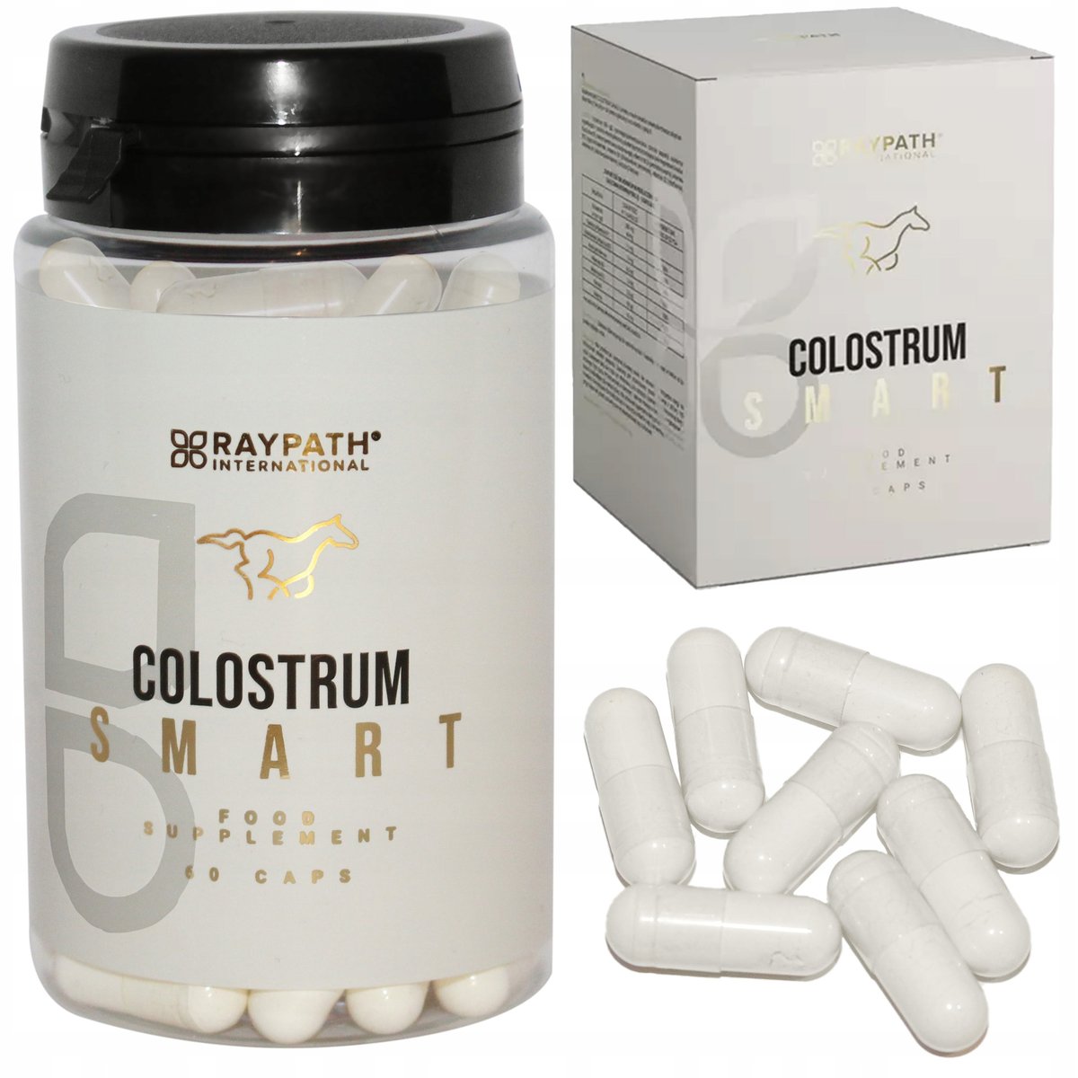 Raypath suplement Diety COLOSTRUM CAVALLI 60 kapsułek z Witaminami B1 B2 B6
