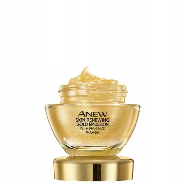 Avon Anew, Emulsja bioaktywnym złotem i Protinolem noc Gold Emulsion, 50ml