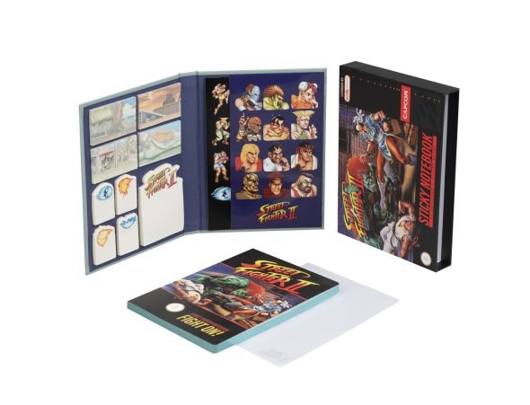 Notes A5 Street Fighter Notatnik z kartkami samoprzylepnymi