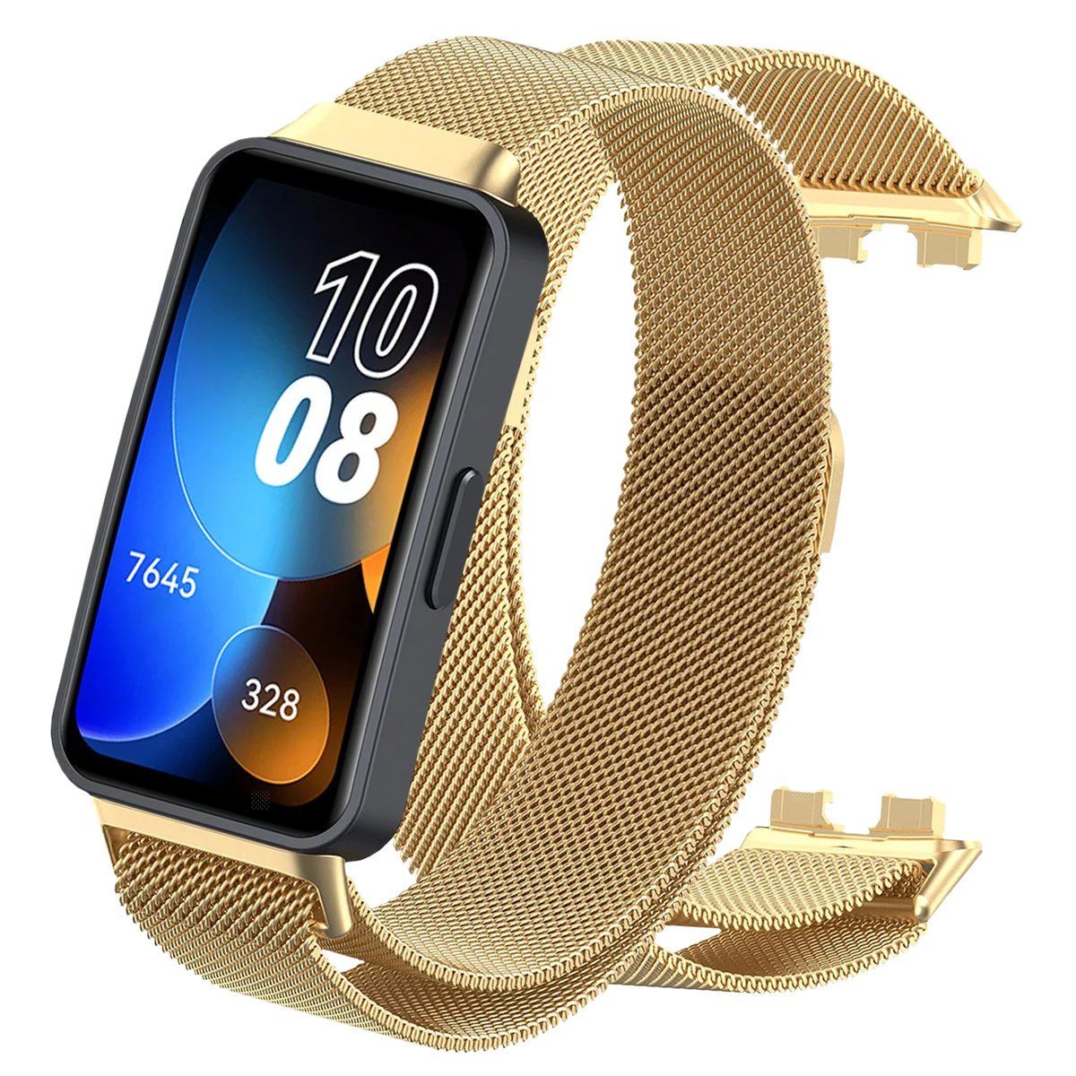 Pasek opaska do Huawei Band 8 / Band 9 metalowy (Złoty)