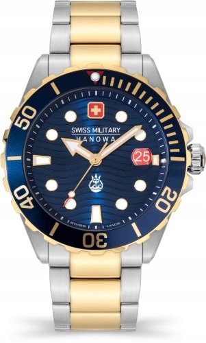 Zestaw męski SWISS MILITARY SMWGH2200360 granatowy sportowy