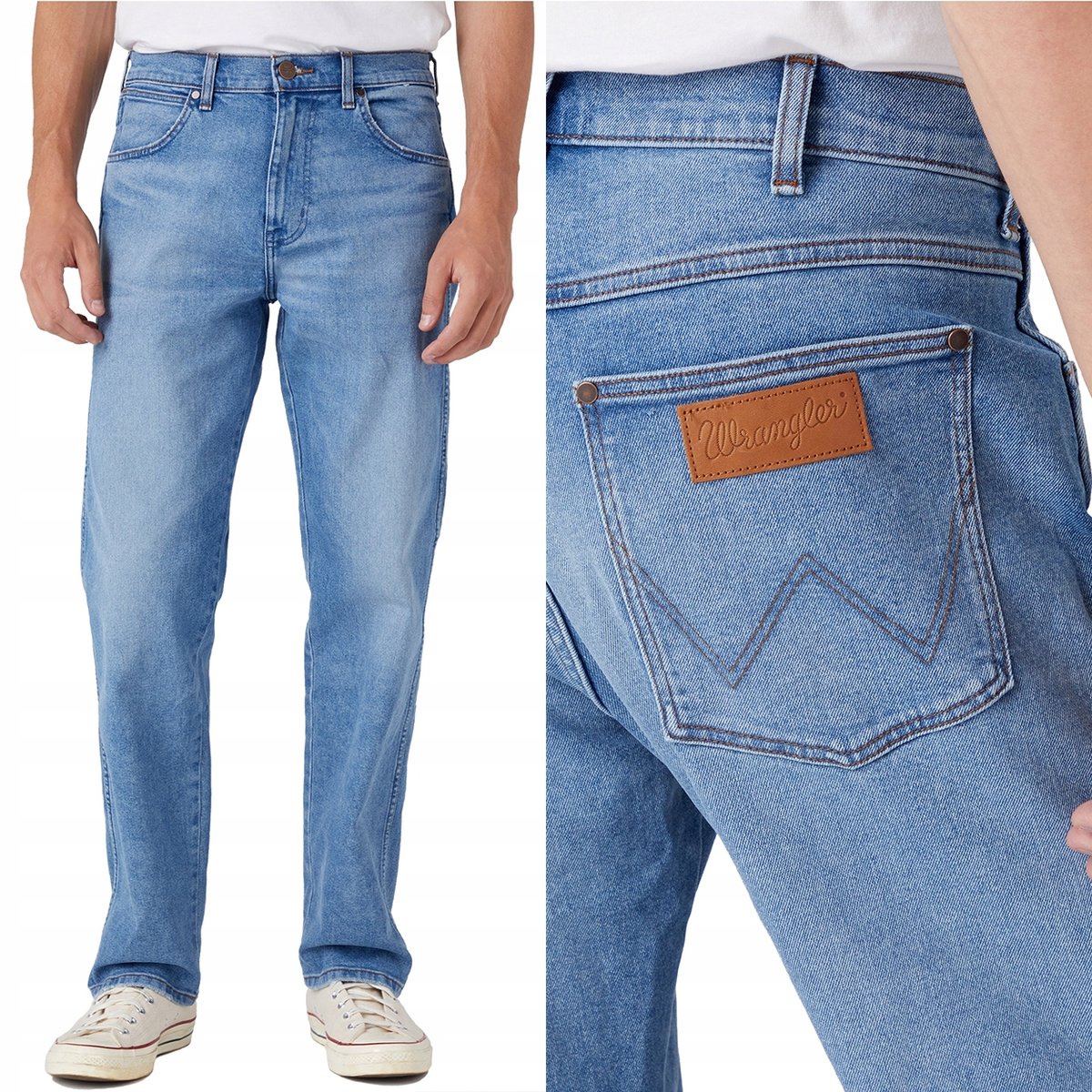 Wrangler FRONTIER RELAXED Cool Twist LU��NE PROSTE BLUE D��INS W38 L34