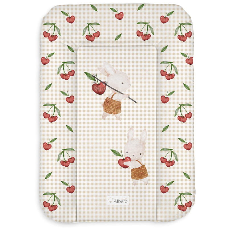 Miękka mata do przewijania niemowląt Wisienkowa Zabawa, Albero Mio