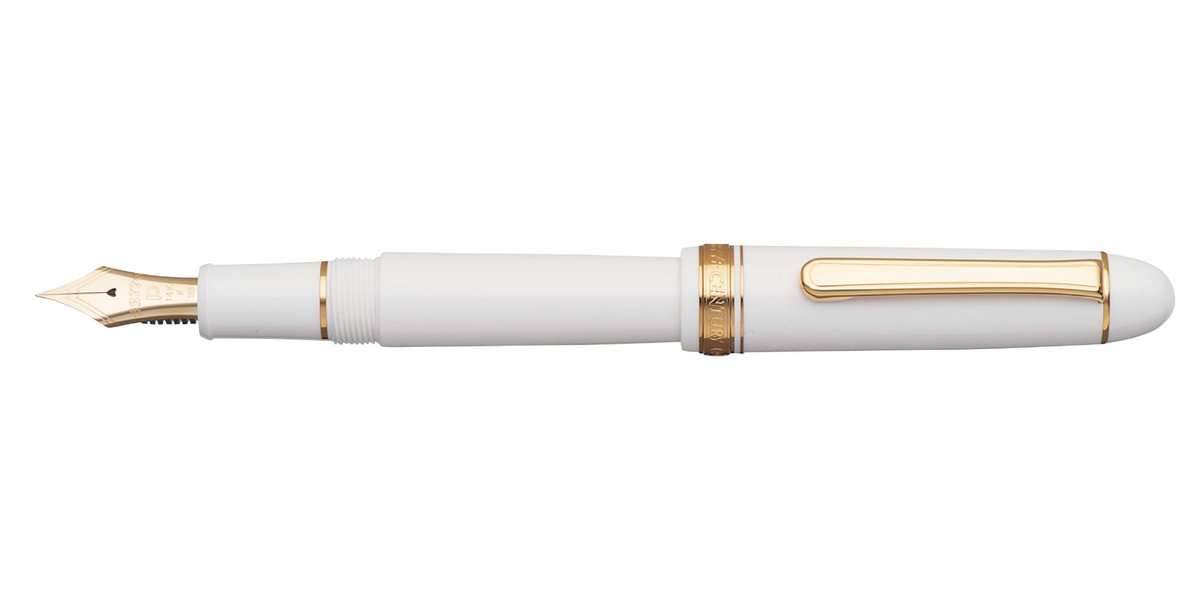 Pióro Wieczne Platinum # 3776 Century Chenonceau White GT