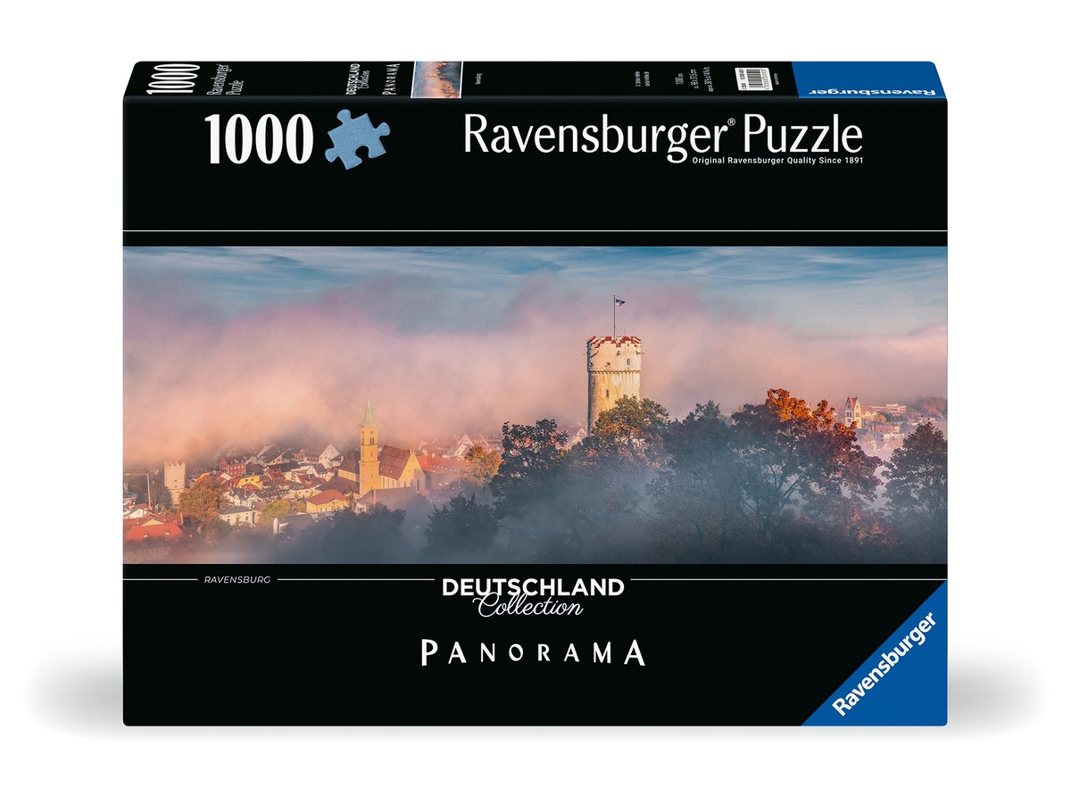 Puzzle 2D, PANORAMA, Ravensburg, 1000 elementów