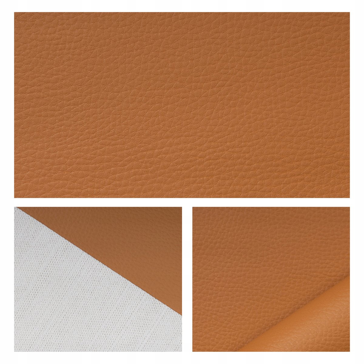 Skaj Ekoskóra Sztuczna Skóra Derma Tkanina Tapicerska Materiał Brąz 0,5 M