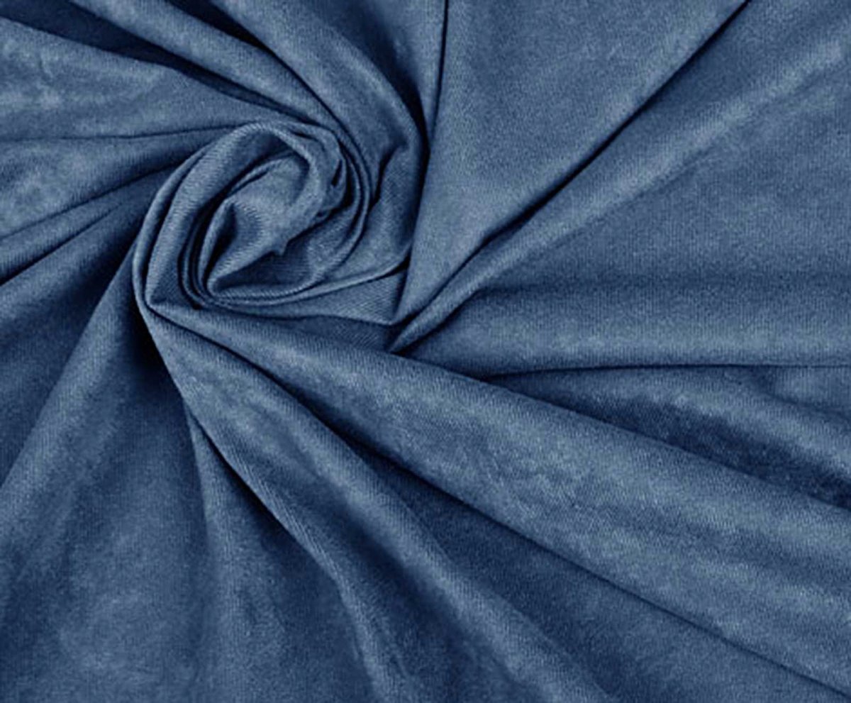 Mikrofaza Tkanina Obiciowa Zamsz Welur Materiał Niebieski Meble 0,5 Mb