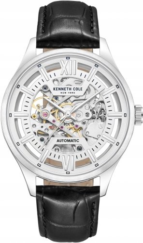 Zegarek męski KENNETH COLE KCWGE0027201 czarny klasyczny skeleton