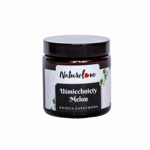 Świeca Sojowa Uśmiechnięty Melon 120ml NATUROLOVE