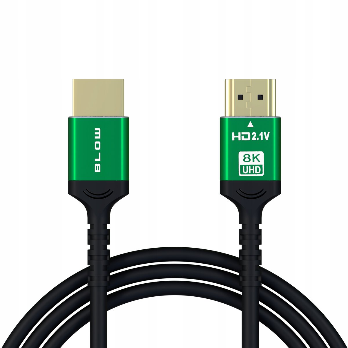 KABEL HDMI HIGH SPEED 2.1 8K 4K 2M 144Hz MOCNY PRZEWÓD AUDIO 3D PREMIUM