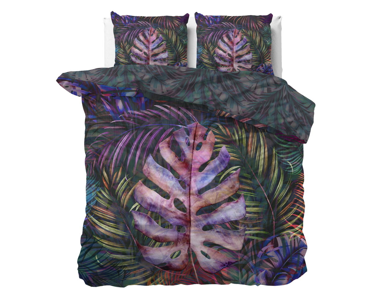 200x200/220 ROMINA fiolet kpl pościeli satyna bawełniana