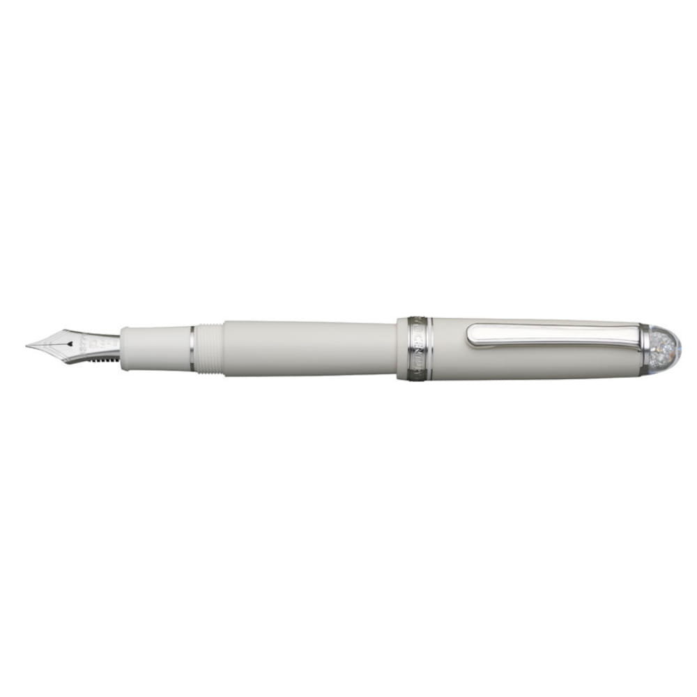 Pióro Wieczne Platinum # 3776 Century Shape of Heart Ivory