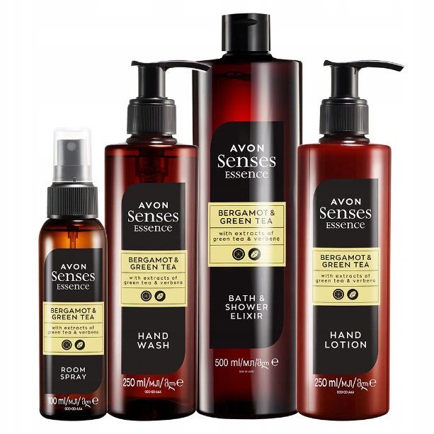 AVON Zielona herbata i werbena zestaw XXL Bergamot Green Tea 500ml