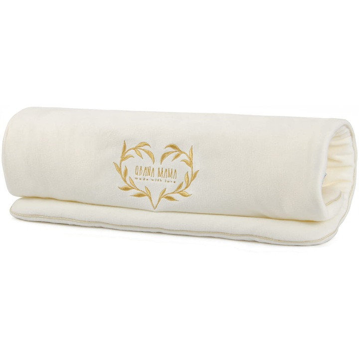 Kocyk zimowy Royal 57x75 cm Ecru / Qbana Mama