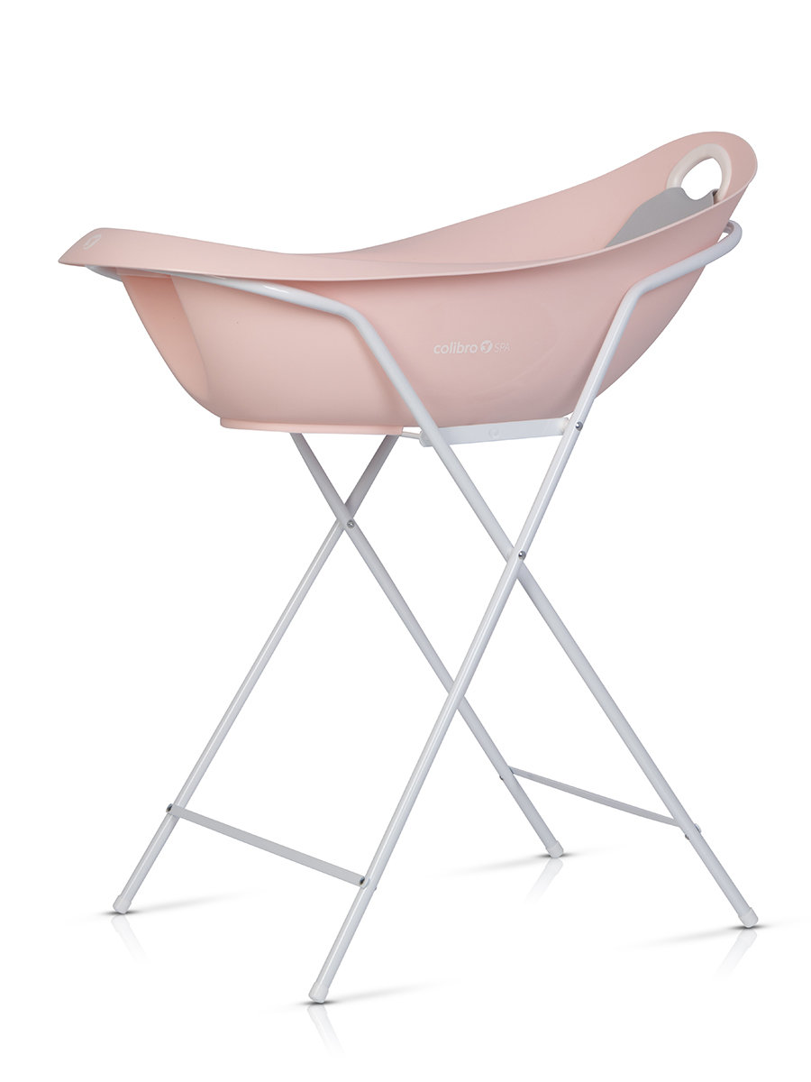 Zestaw Wanienka Dziecięca ze Stojakiem Colibro Spa Crystal Pink