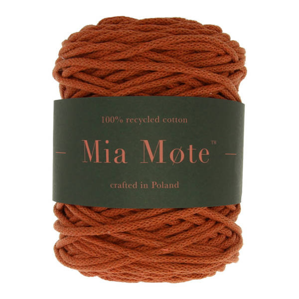 Mia Mote™ Lush Line Sznurek bawełniany 5mm copper-Szpula ~ 100 m