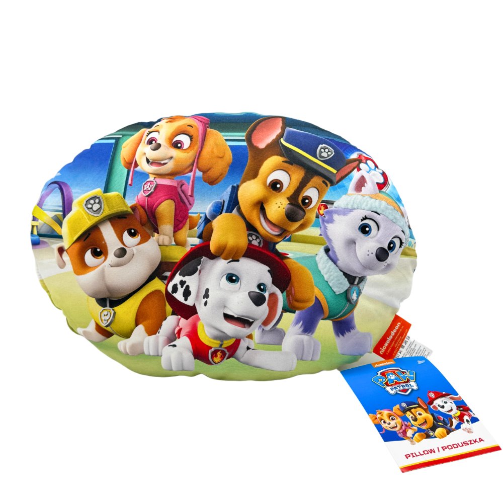 Poduszka PSI PATROL drużyna piesków ORYGINAŁ SPIN MASTER 39 cm