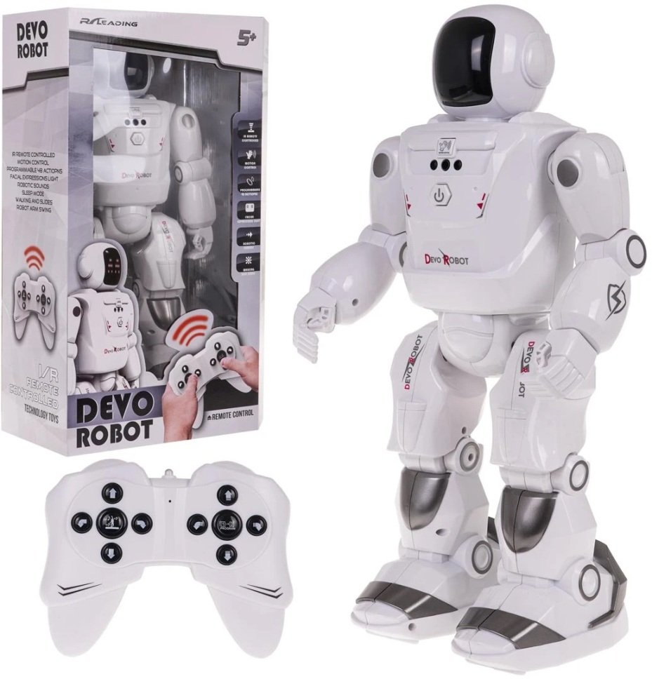 INTERAKTYWNY ROBOT DEVO ZDALNIE STEROWANY KONTROLA GESTAMI PROGRAMOWANIE