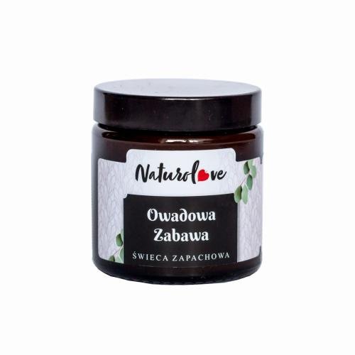 Świeca Sojowa Owadowa Zabawa 120ml NATUROLOVE