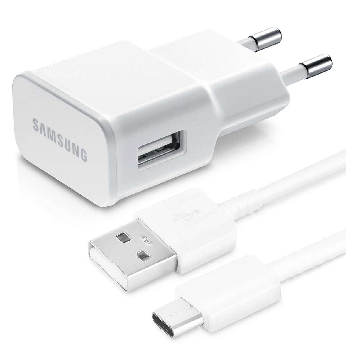 Ładowarka sieciowa SAMSUNG Oryginalna EP-TA50EWE 7.75W + Kabel USB-C 1,5m