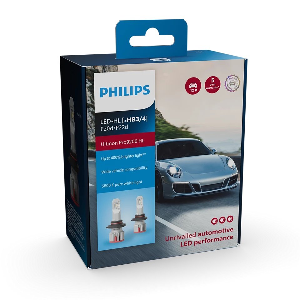 PHILIPS HB HB4 LED ULTINON PRO9200 HL +400% 5800K 12-24V 2szt