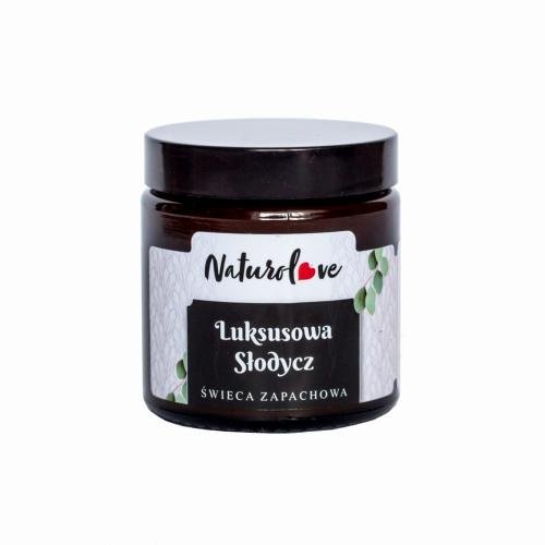 Świeca Sojowa Luksusowa Słodycz 120ml NATUROLOVE