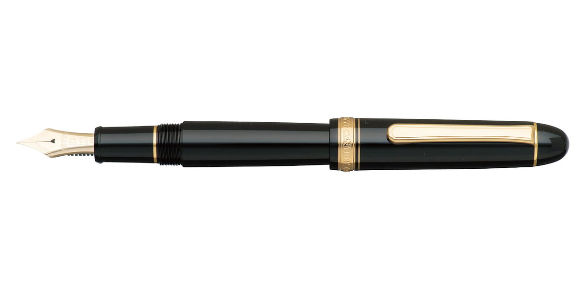 Pióro Wieczne Platinum # 3776 Century Black in Black GT