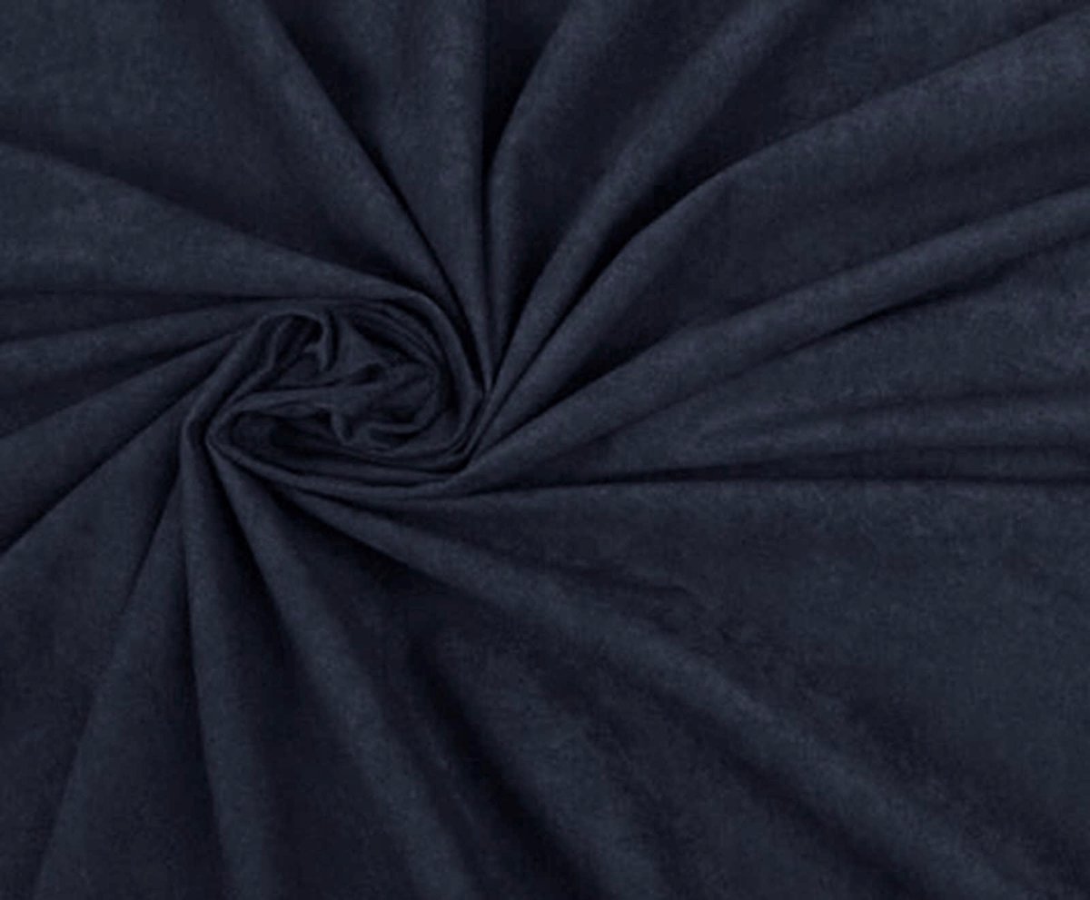Mikrofaza Tkanina Obiciowa Zamsz Welur Materriał Meble Granatowy 0,5 Mb